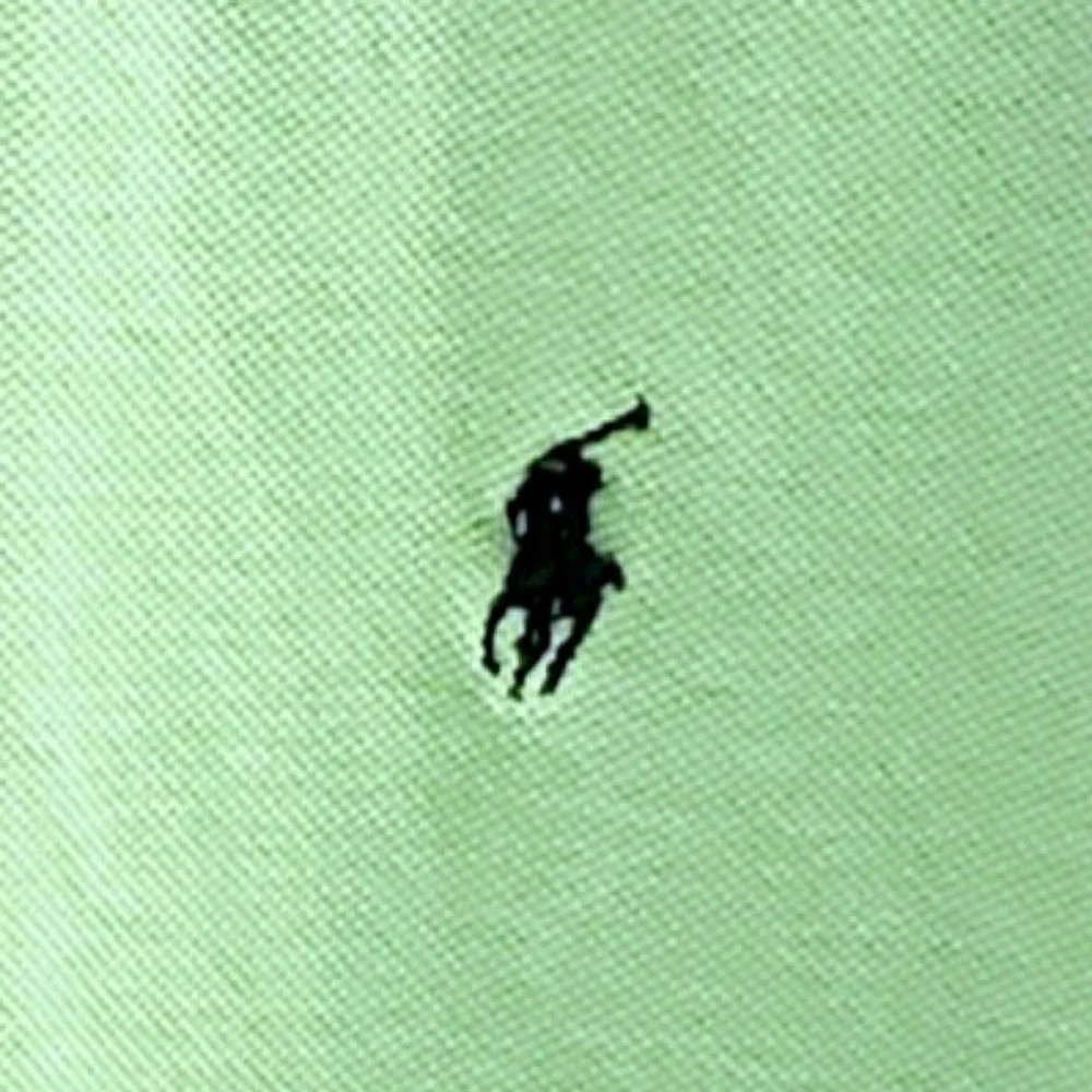 Polo by Ralph Lauren Vintage 2-button Lime green polo shirt - Picture 4 of 5